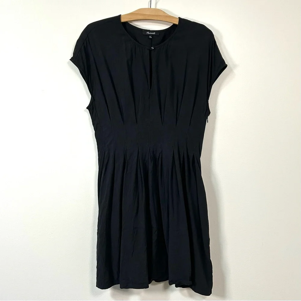 Madewell | The Lucie Pleated Mini Dress
